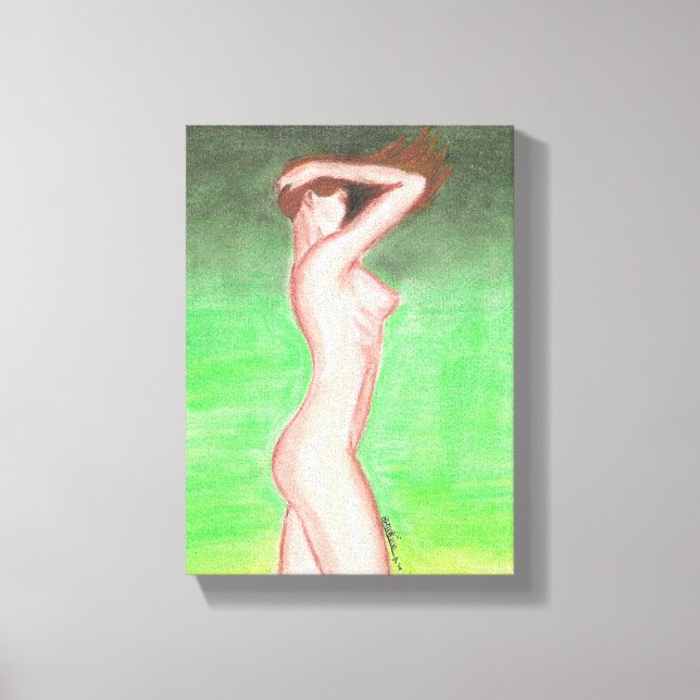 Impression sur Toile (pastel gras) - 20x28x1,91cm Canvastryck (Framsida)