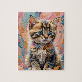 Impressionism Kattunge Jigszle Puzzle Pussel