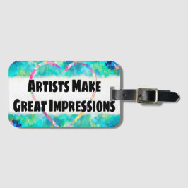 Impressionism konstcitat stolt artist bagagebricka