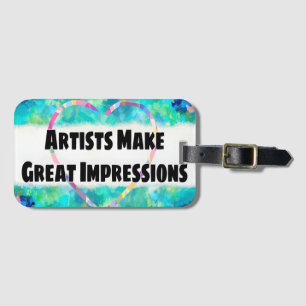 Impressionism konstcitat stolt artist bagagebricka