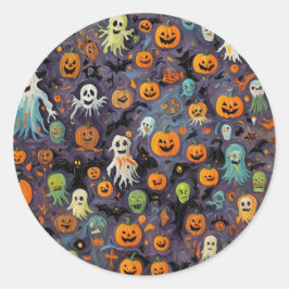 Impressionism Smälter Spöken Runt Klistermärke