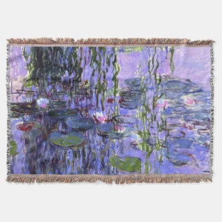 Impressionism Vatten Lilies färglös målning Mysfilt