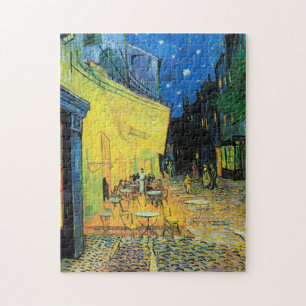 Impressionism Vincent Van Gogh Cafe Terrace i Nig Pussel