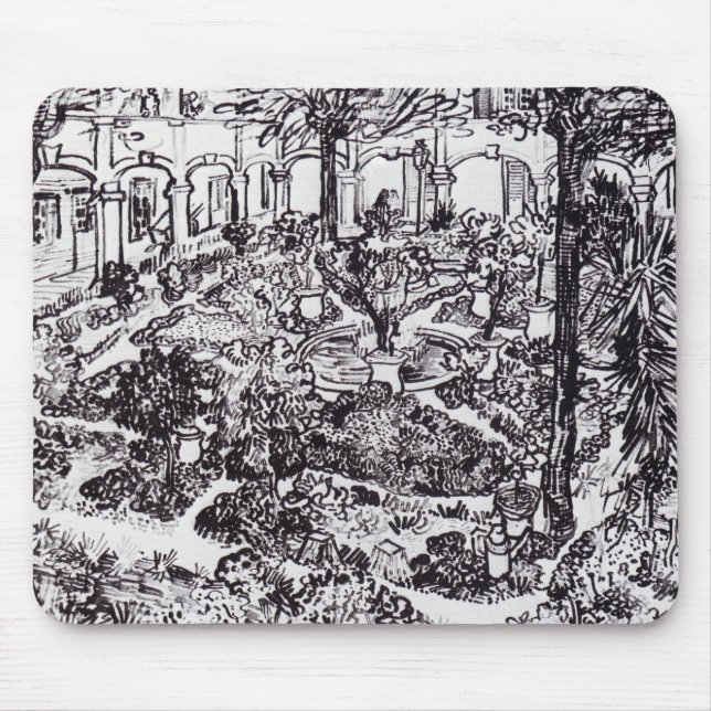 Impressionism Vincent Van Gogh Garten des Hospital Musmatta (Framsidan)