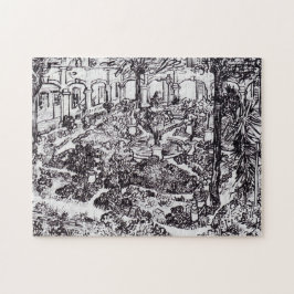 Impressionism Vincent Van Gogh Garten des Hospital Pussel