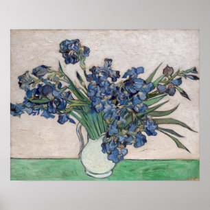 Impressionism Vincent Van Gogh Irises Berömd Visua Poster