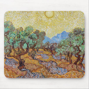 Impressionism Vincent Van Gogh Olive Träd Berömd Musmatta