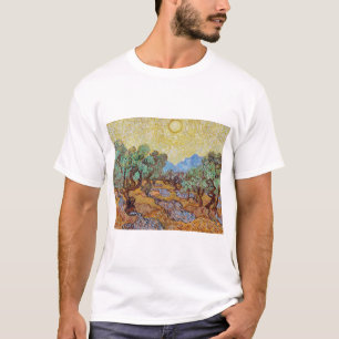 Impressionism Vincent Van Gogh Olive Träd Berömd T Shirt