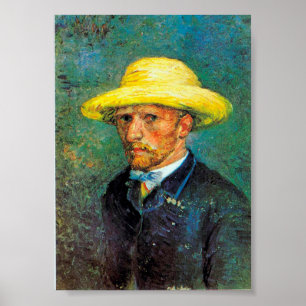 Impressionism Vincent Van Gogh Självporträtt Famou Poster