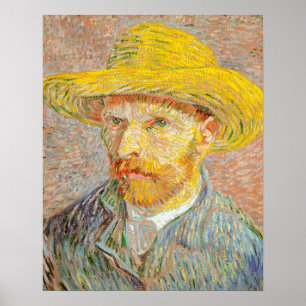 Impressionism Vincent Van Gogh Självporträtt med Poster