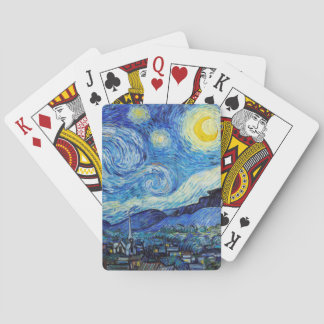 Impressionism Vincent Van Gogh Starry Starry Night Casinokort