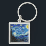 Impressionism Vincent Van Gogh Starry Starry Night Fyrkantig Silverfärgad Nyckelring<br><div class="desc">Impressionism Vincent Van Gogh Starry Starry Natt Betydelse Berömd Visual Arts Design är ett underbart exempel på uttryckssymboler. Denna imponerande inställning Vincent Van Gogh Starry Natt Betyder Berömd Visual Arts Design återspeglar konstnärens innersta väsen och den tidsperiod som skapas i. Perfekt för konstentusiaster i alla åldrar, vår imageism Vincent Van...</div>