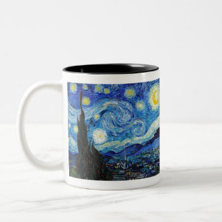 Impressionism Vincent Van Gogh Starry Starry Night Två-Tonad Mugg
