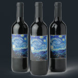 Impressionism Vincent Van Gogh Starry Starry Night Vinflaska Etikett<br><div class="desc">Impressionism Vincent Van Gogh Starry Starry Natt Betydelse Berömd Visual Arts Design är ett underbart exempel på uttryckssymboler. Denna imponerande inställning Vincent Van Gogh Starry Natt Betyder Berömd Visual Arts Design återspeglar konstnärens innersta väsen och den tidsperiod som skapas i. Perfekt för konstentusiaster i alla åldrar, vår imageism Vincent Van...</div>