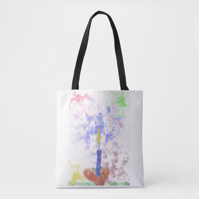 Impressionist Art Tote Tygkasse (Framsida)