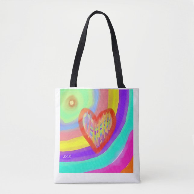 Impressionist Art Tote Tygkasse (Framsida)