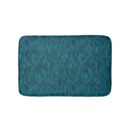 Impressionist Brush Strokes, Navy, Teal, Blue Badrumsmatta