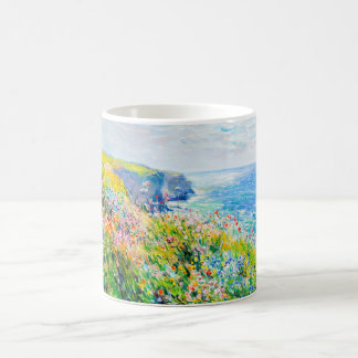 Impressionist Cliff Meadow – Wildflowers by Sea Kaffemugg