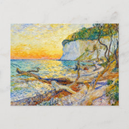 Impressionist Cliffs on Ruegen Island with Baltic  Vykort