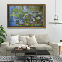 Impressionist Elegance: Claude Monet Vatten Lilies