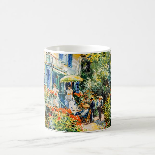 Impressionist Garden Art Mug Country House Gatheri Kaffemugg (Center)