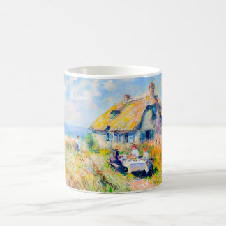 Impressionist House by the Sea – Coastal Art Mug Kaffemugg