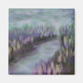 Impressionist liggande originalbild magnet