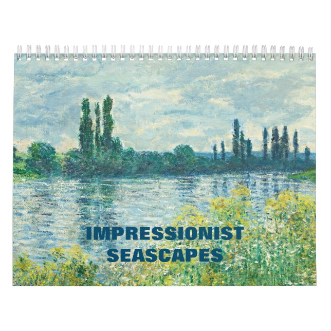 Impressionist Seascape Paintings of Famous Artists Kalender (Omslag)