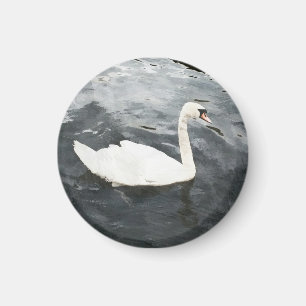 Impressionist Svan Magnet