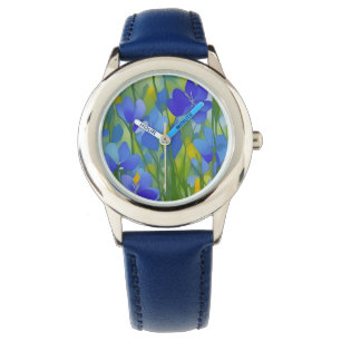 Impressionist Texas Bluebonnets Armbandsur