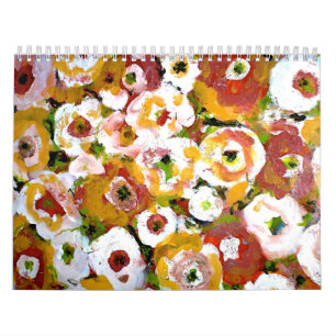 Impressionistblommigtkalender Kalender