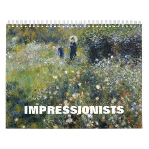 Impressionister - mästerverk - målningar kalender