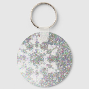 Impressionistic Snowflake Nyckelring