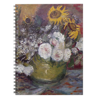 Impressionistisk Blommigt still Life - Vincent van Anteckningsbok