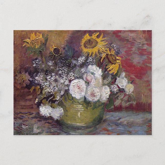 Impressionistisk Blommigt still Life - Vincent van Vykort (Framsida)