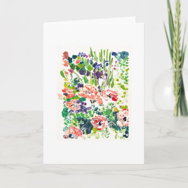 Impressionistisk Garden Kort (Framsida)