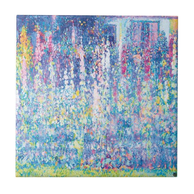 Impressionistisk keramik Tile Kakelplatta (Framsidan)