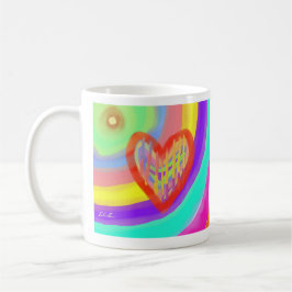 Impressionistisk konst kärleksmugg kaffemugg