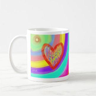 Impressionistisk konst kärleksmugg kaffemugg