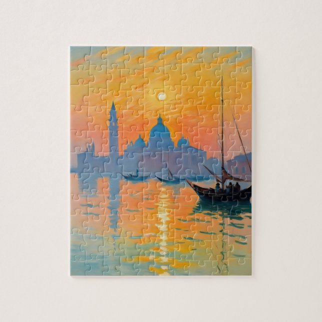Impressionistisk konst: San Giorgio Maggiore vid S Pussel (Vertikal)