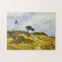 Impressionistisk kustlinje på ön Hiddensee vid sol