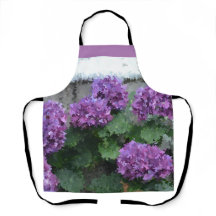 Impressionistisk Lila Hydrangea-Blommar