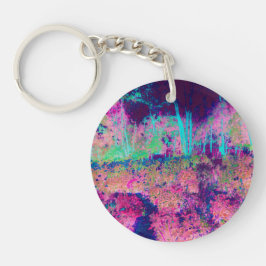 Impressionistisk Lila och Shock rosa i landskapet