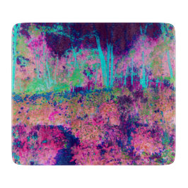 Impressionistisk Lila och Shock rosa i landskapet