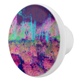 Impressionistisk Lila och Shock rosa i landskapet Knopp