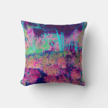 Impressionistisk Lila och Shock rosa i landskapet