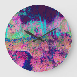 Impressionistisk Lila och Shock rosa i landskapet Stor Klocka