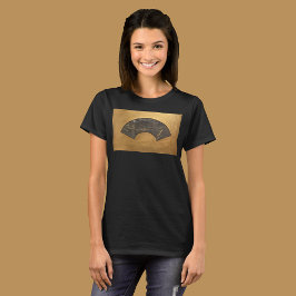 Impressionistisk målad fläkt i ett månbelyst hav. t shirt