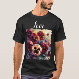 Impressionistisk målning av Blommigten Maron Pansi T Shirt