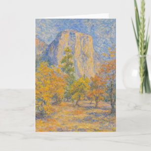 Impressionistisk stil 'El Capitan från Yosemite Va Kort